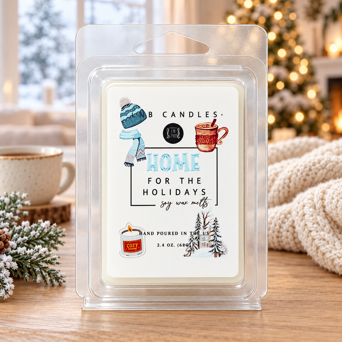 Home For The Holidays Wax Melts 3 PACK