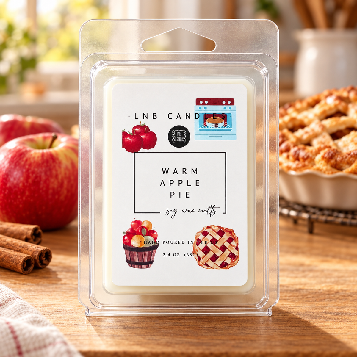 3 PACK Warm Apple Pie Wax Melt