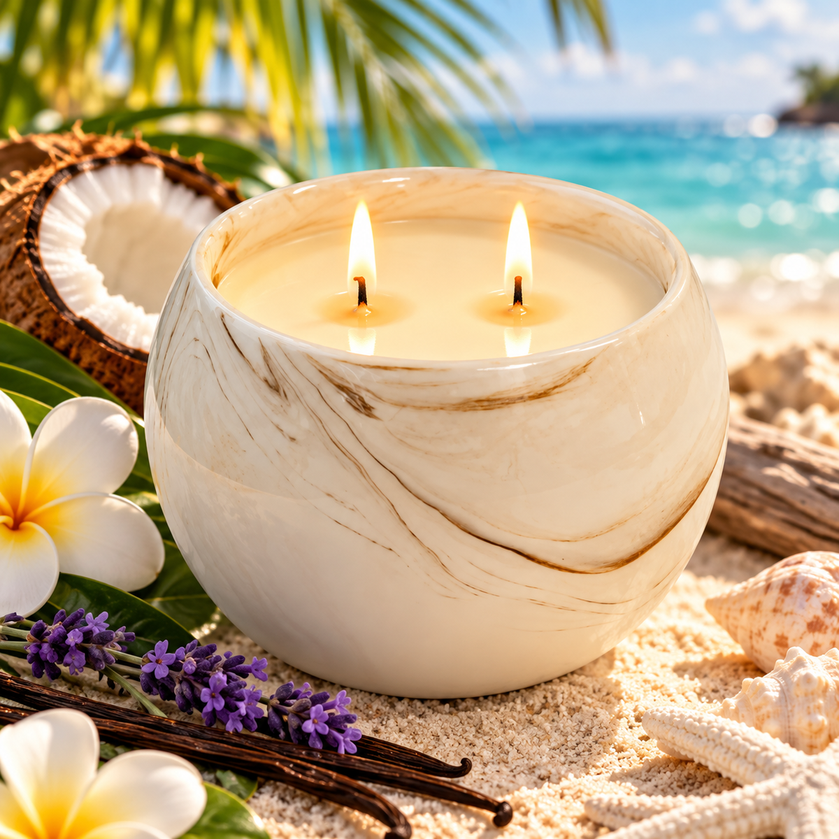 Caribbean Island Paradise Candle