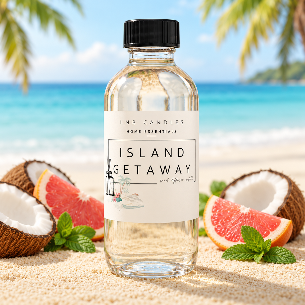 Island Getaway Reed Diffuser Refill