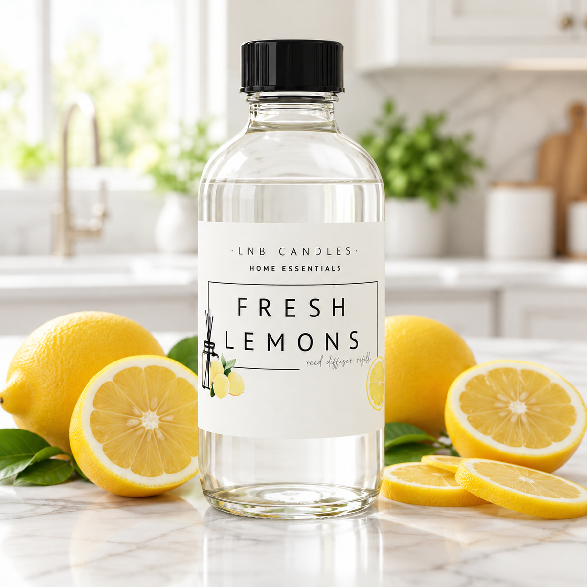 Fresh Lemons Reed Diffuser Refill