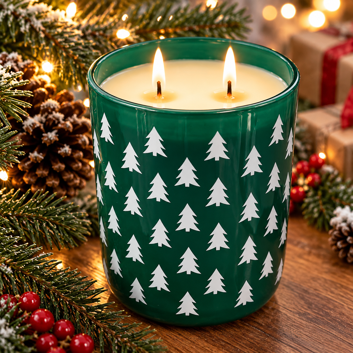 Holiday Tree Candle Pine Fraser Fir Scent