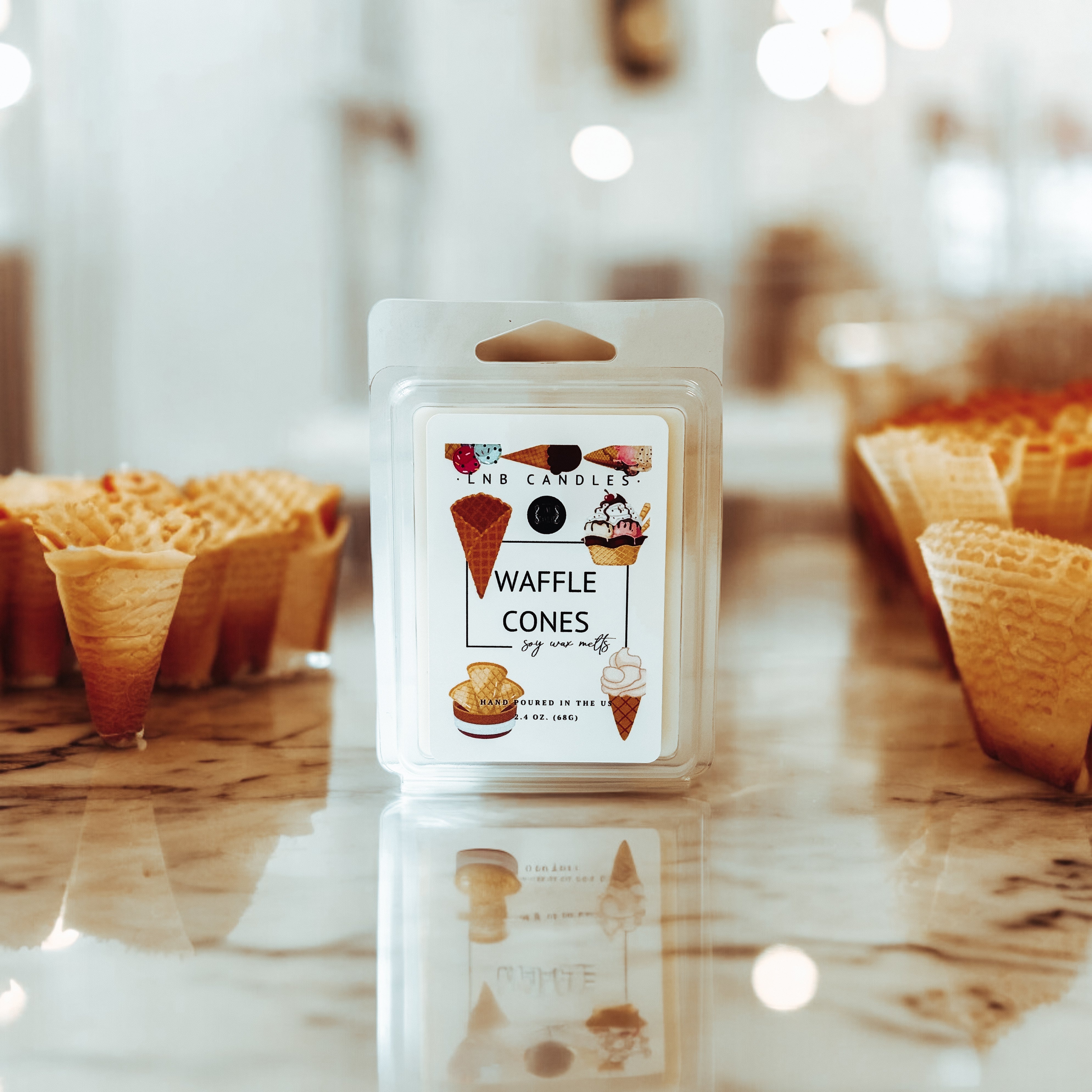 Vanilla Waffle Cone Scent Wax Melts 3 PACK