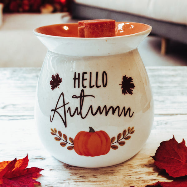 Autumn Fall Theme Wax Essential Oil Melter