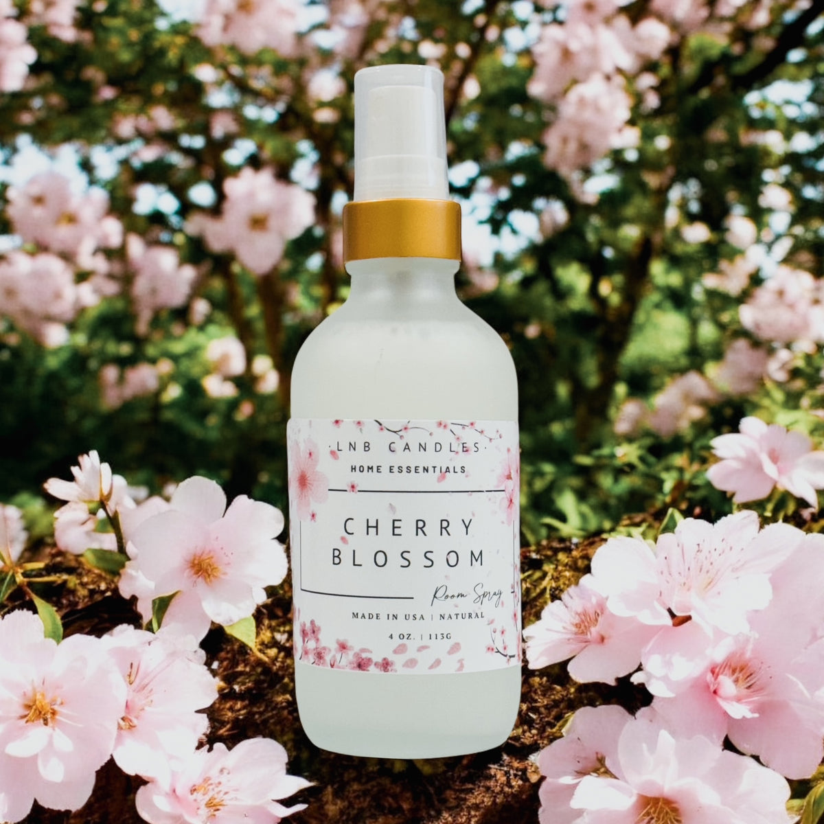 Cherry Blossom Room & Linen Spray – Soft Floral Air Freshener