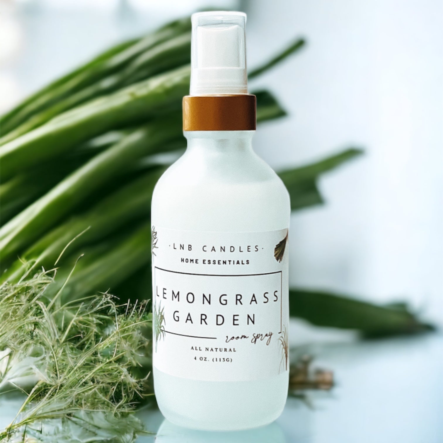 Lemongrass Garden Room Linen Spray