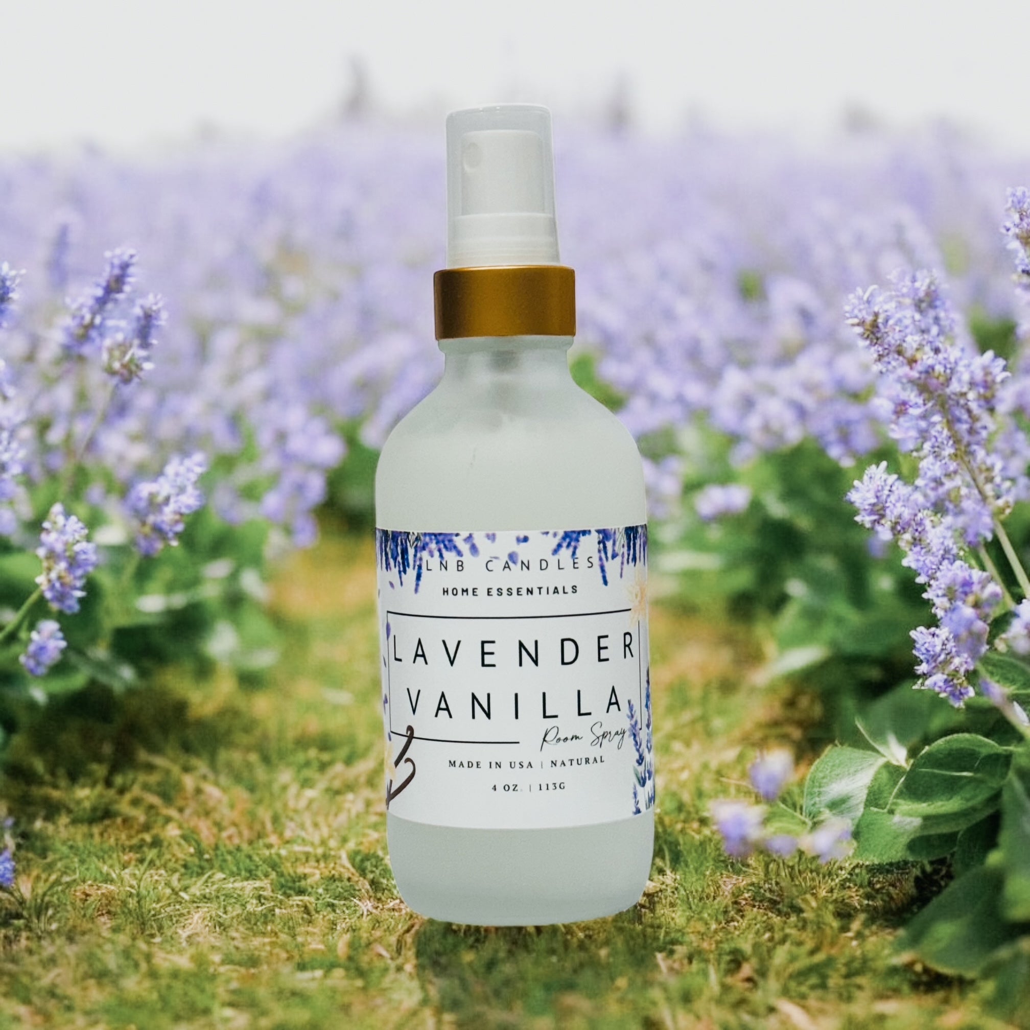 Lavender Vanilla Room & Linen Spray – Relaxing Air Freshener