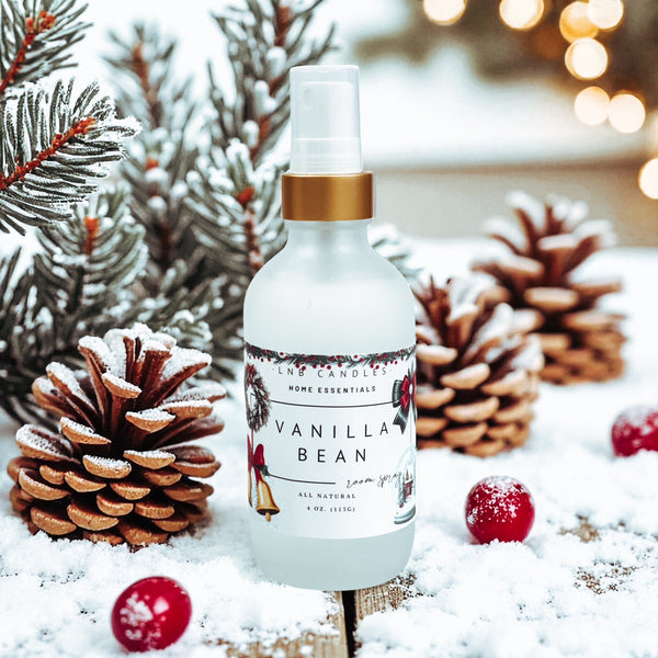 Vanilla Bean Room Spray – Warm  & Cozy Holiday Scent