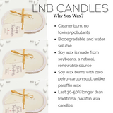 Farmhouse Candle Home Decor Accent White Night Breeze - LNB Luxury Candles Home Decor