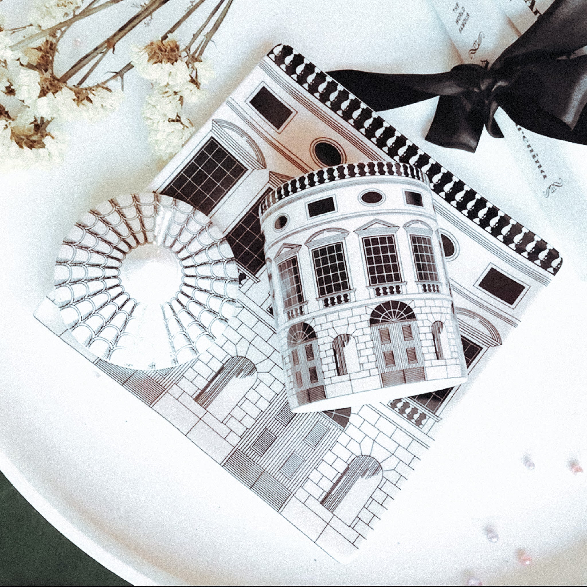 Chestnuts In London Candle Home Decor Set