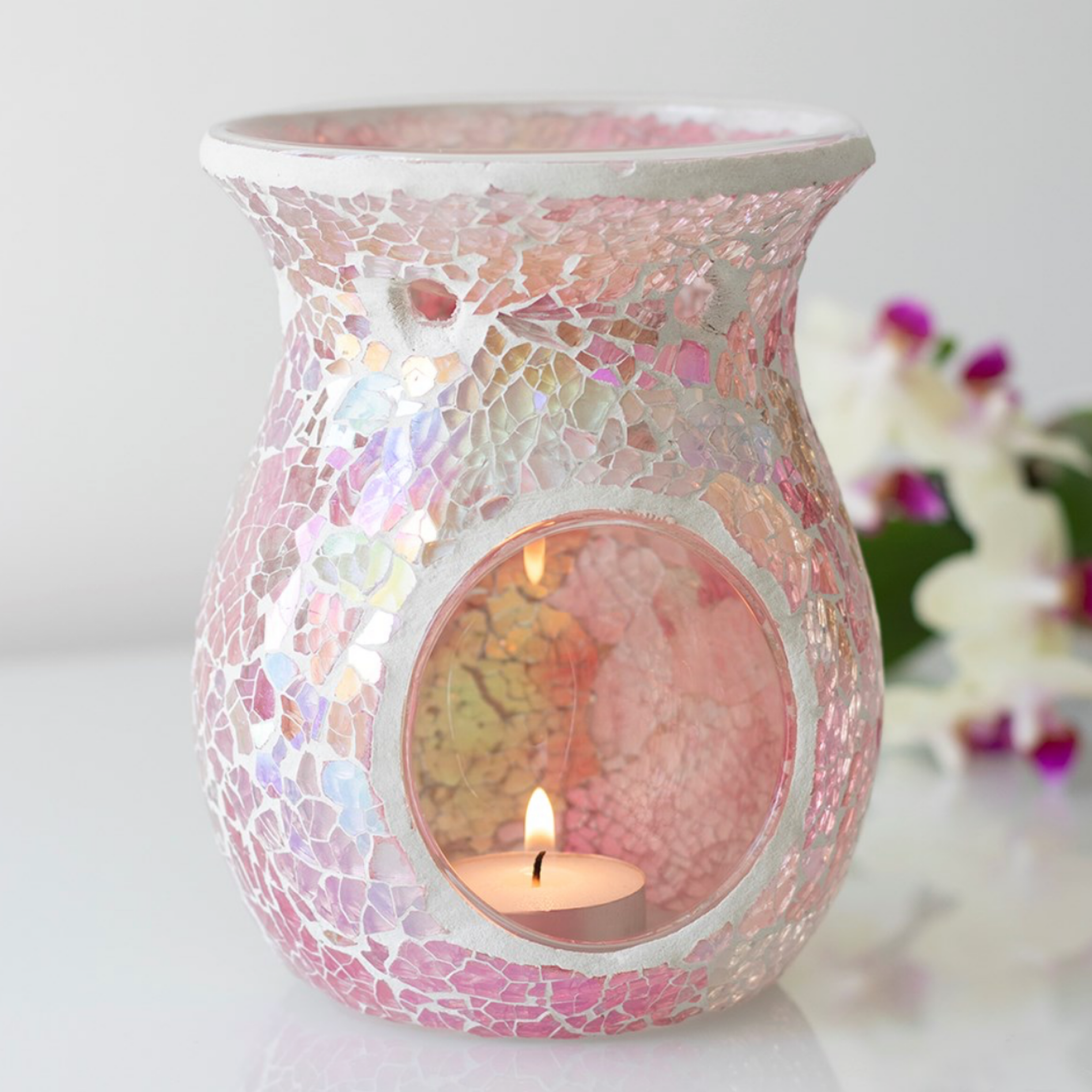 Pink Wax Melt Essential Oil Warmer