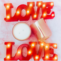 XOXO Love Candle Jasmine Amber Cotton Musk